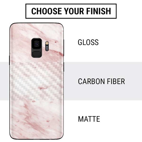 Pink Marble Galaxy S9 Skin
